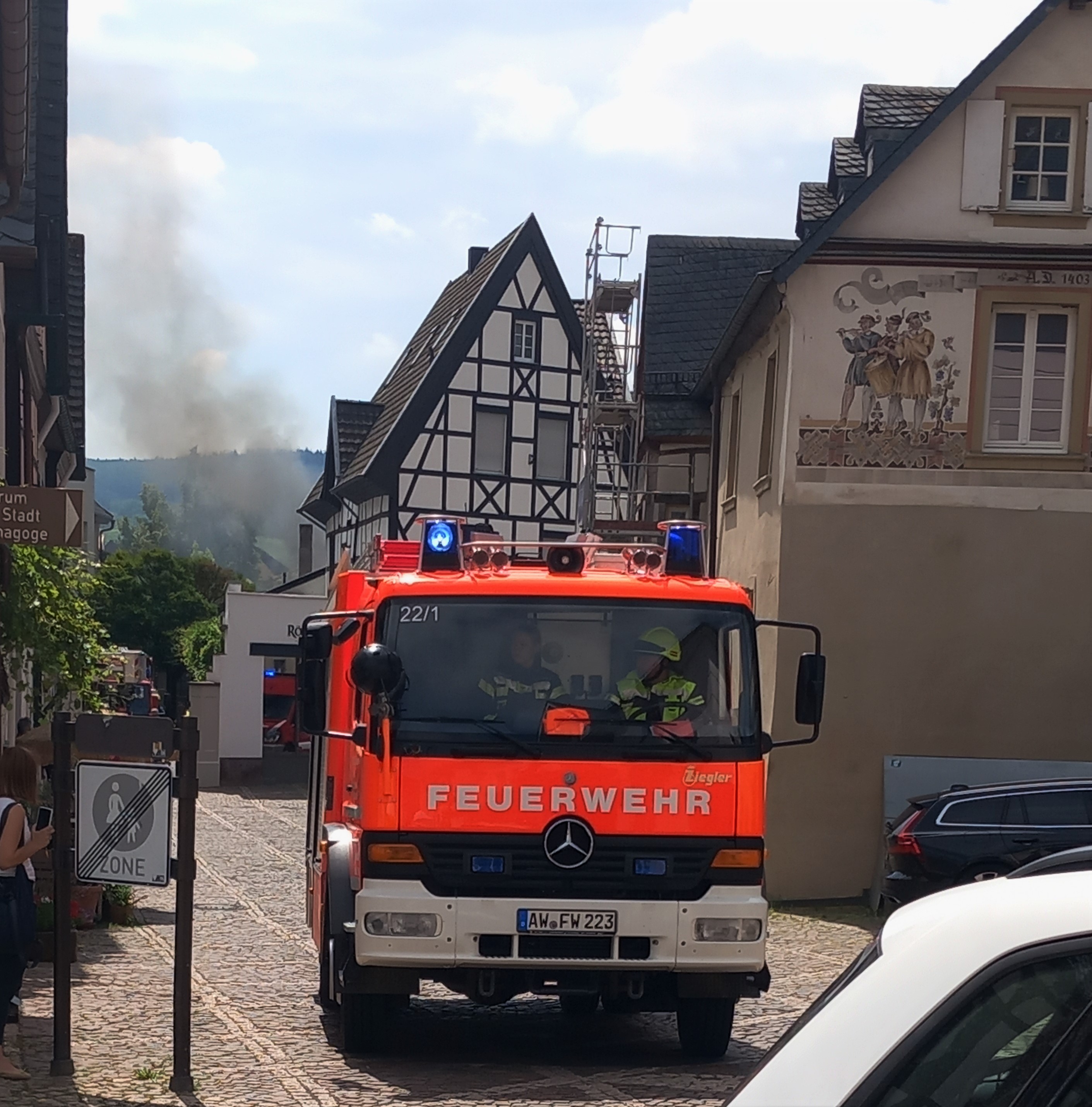 
Brand in der Ahrweiler Altstadt
	